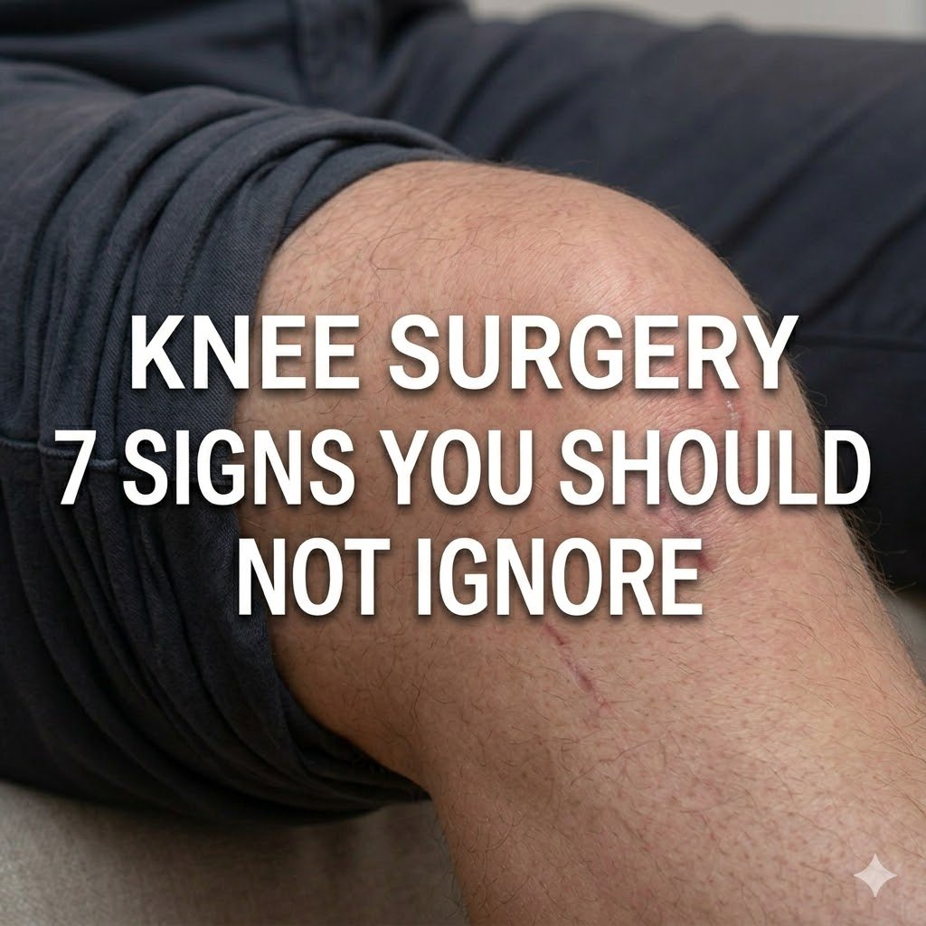 knee surgery 7 signs you should not ignore